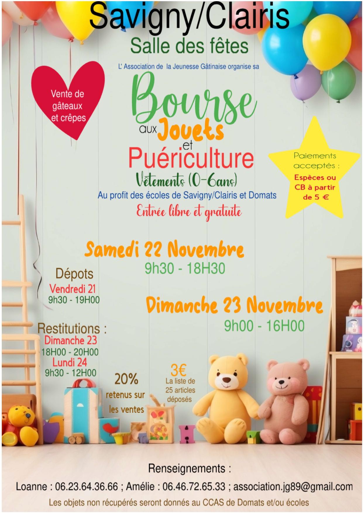 BOURSE AUX JOUETS/PUERICULTURE