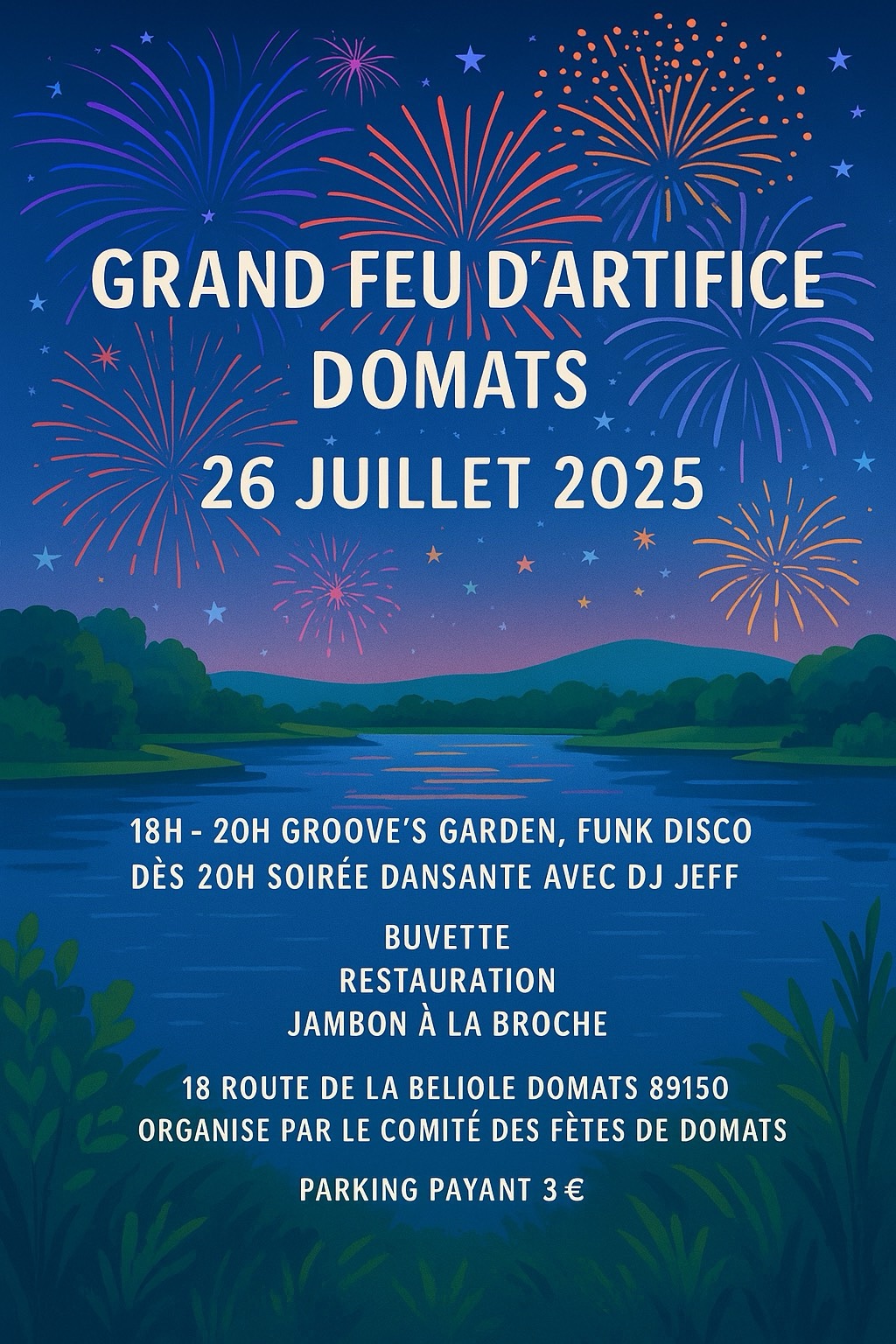 Grand Feu d'Artifice de Domats